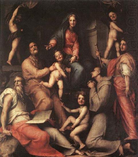 Jacopo Pontormo Madonna and Child with Saints china oil painting image